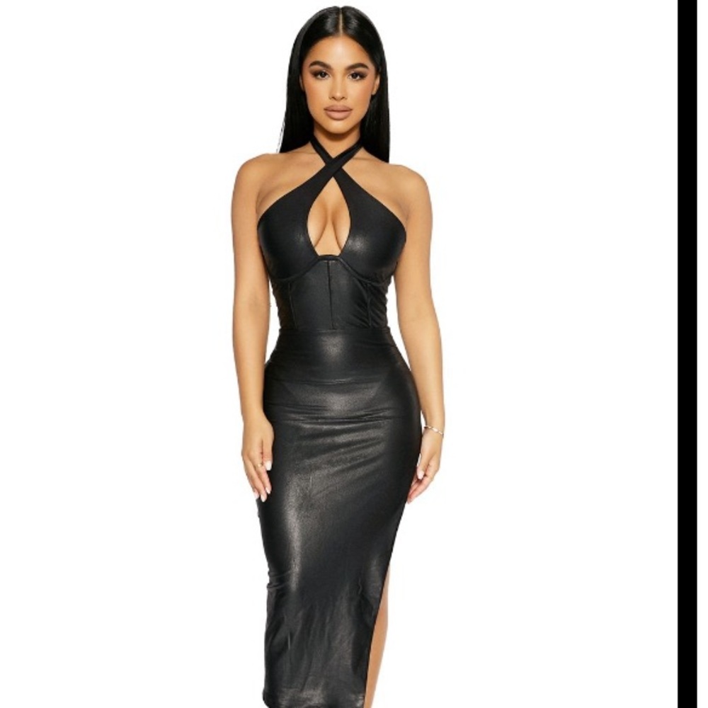 Extra drippin midi dress